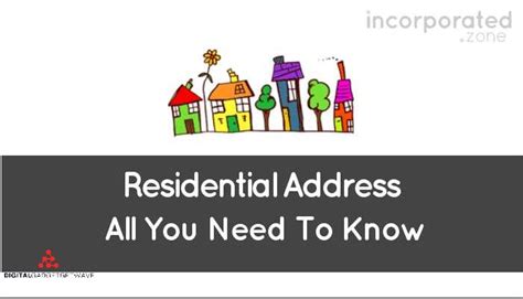 Understanding What Is a Residential Address .